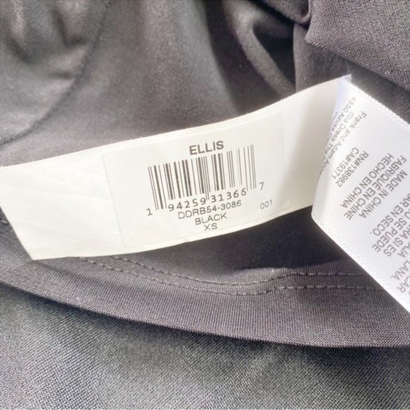 NWT Dress the Population Ellis One Shoulder Black Gown Size XS - Picture 10 of 12